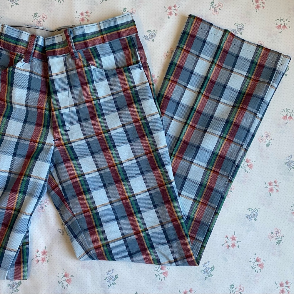 Vintage Plaid Pants - Pressed Pants - Sears Best Vintage Pant
